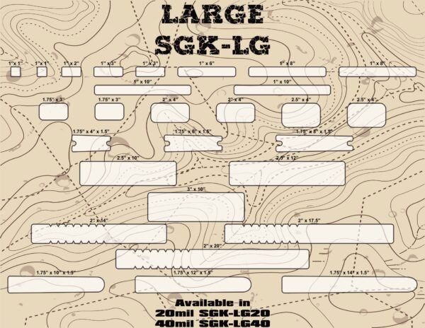 A large sgk-lg map of the area.