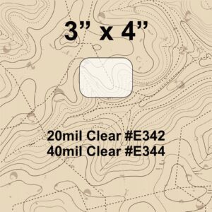 A map with the size of the area marked " e 3 4 2 ".