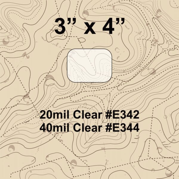 A map with the size of the area marked " e 3 4 2 ".