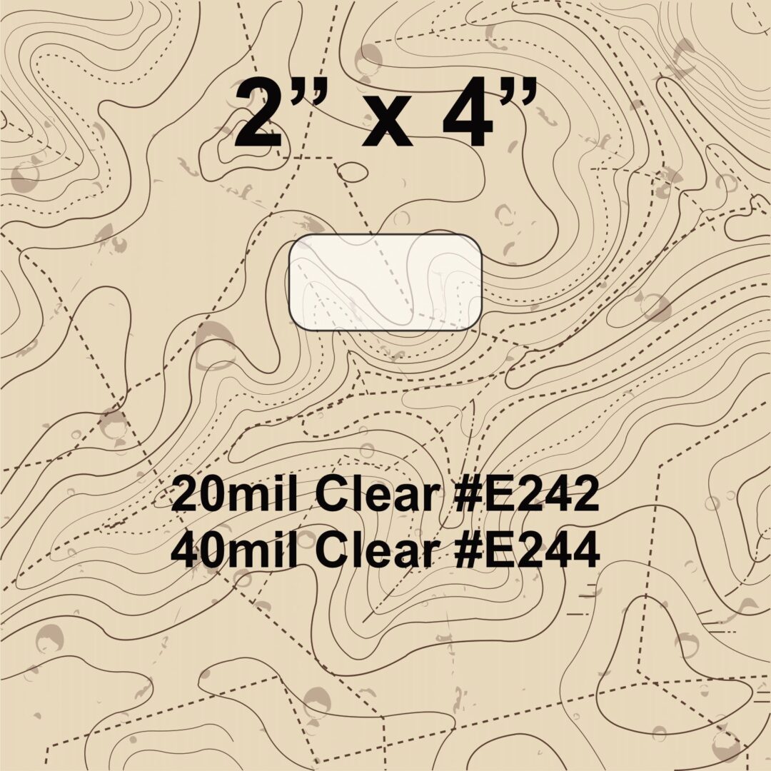 A map of the area with 2 0 mil clear